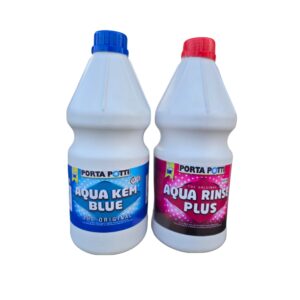 A picture of aqua kem portable toilet chemicals